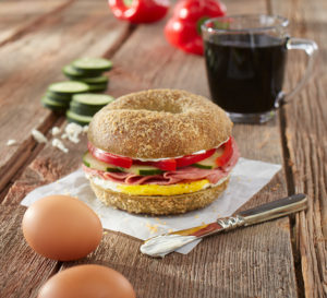 Bruegger's Mediterranean Sunrise Breakfast Sandwich