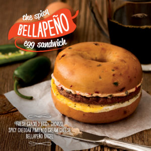 Spicy Bellapeño Egg Sandwich | Bruegger's Bagels