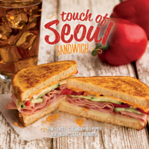 Bruegger's Touch of Seoul Sandwich