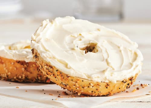 Bruegger's Everything Bagel with Whipped Shmear