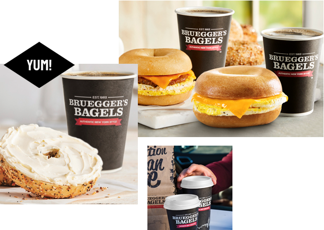 Brueggers Promo Collage Get It Hot Image