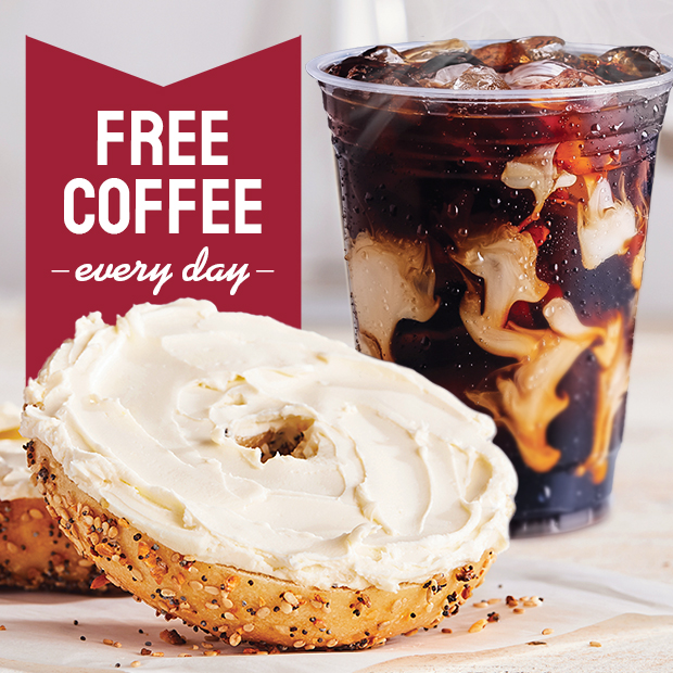 Brueggers Bagels Free Iced Coffee Web Deal Image